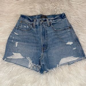 Abercrombie Natural Rise Denim Shorts